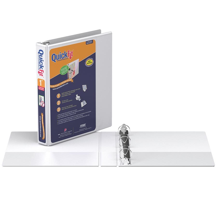 Reliure de présentation robuste Jr. Deluxe QuickFit® — 1 po