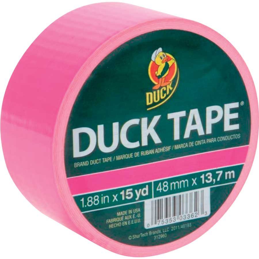 Ruban de couleur Duck Tape — rose fluo