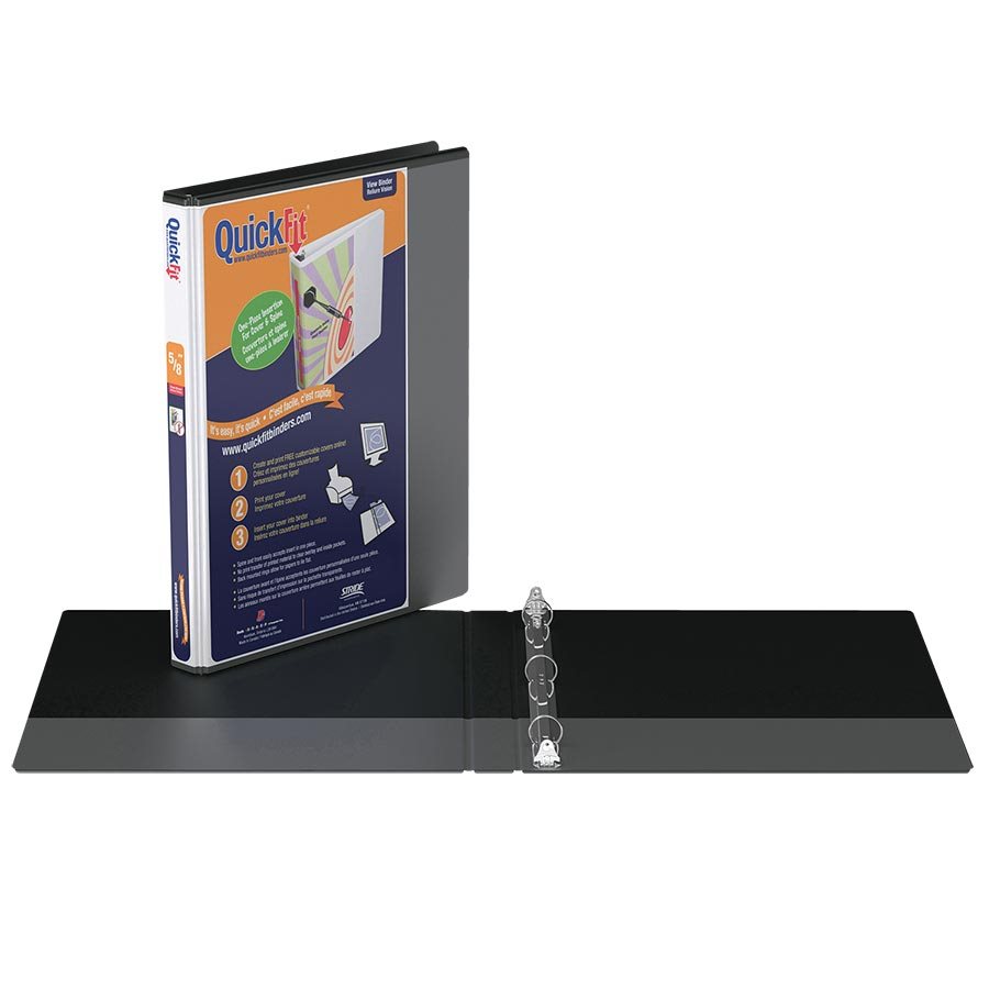Reliure de présentation QuickFit® — noir