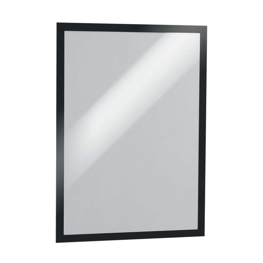 Système d'affichage magnétique autocollant DURAFRAME® — 11 x 17" noir