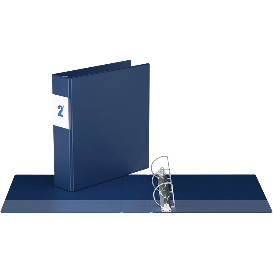 Reliure indispensable avec anneaux en D — bleu