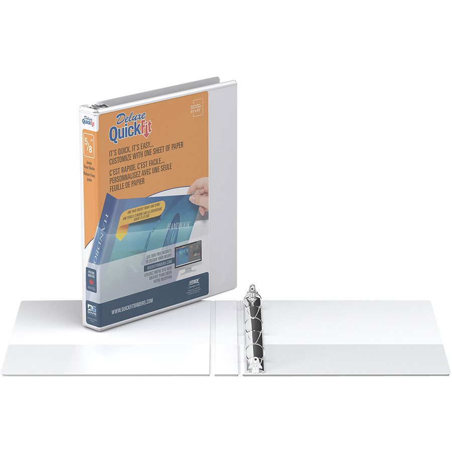 Reliure de présentation robuste Jr. Deluxe QuickFit® — 5/8 po