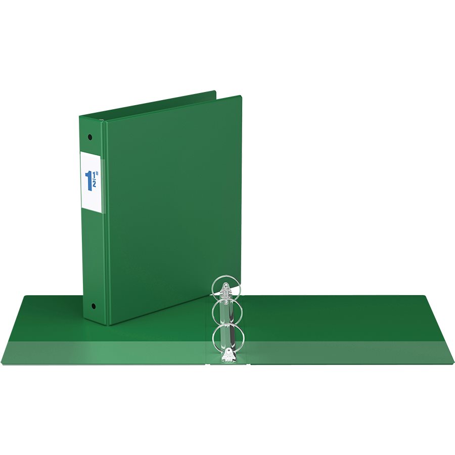 Reliure indispensable avec anneaux ronds — vert