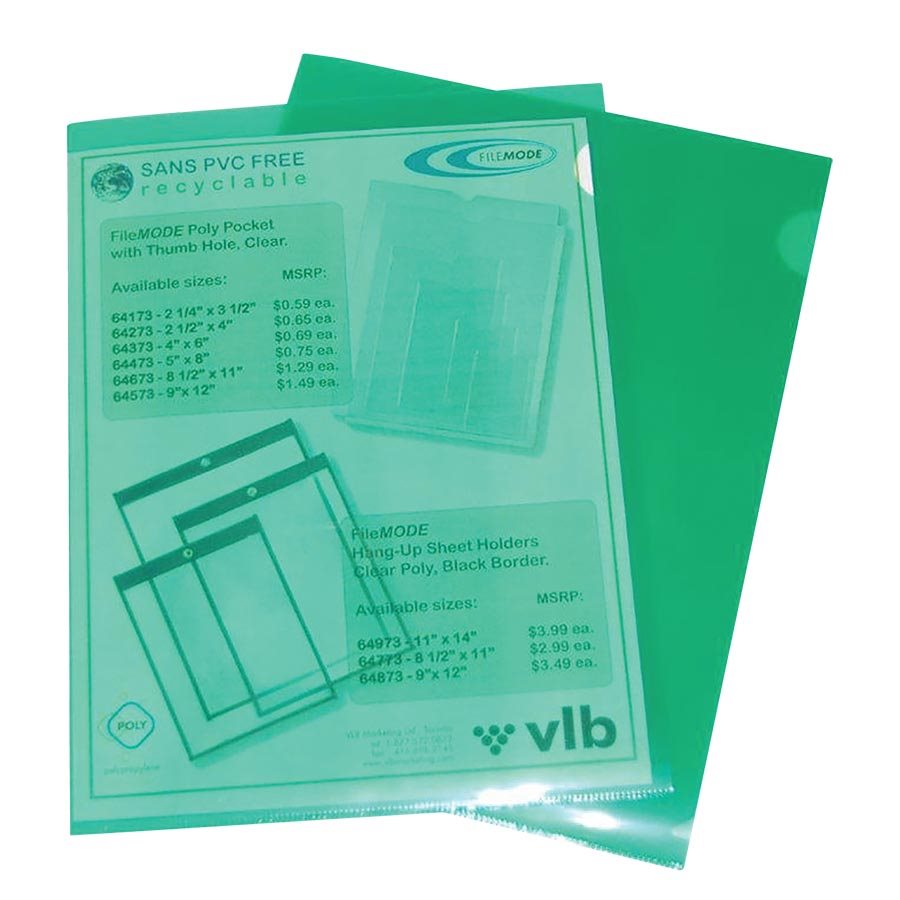 Pochettes protectrices — vert