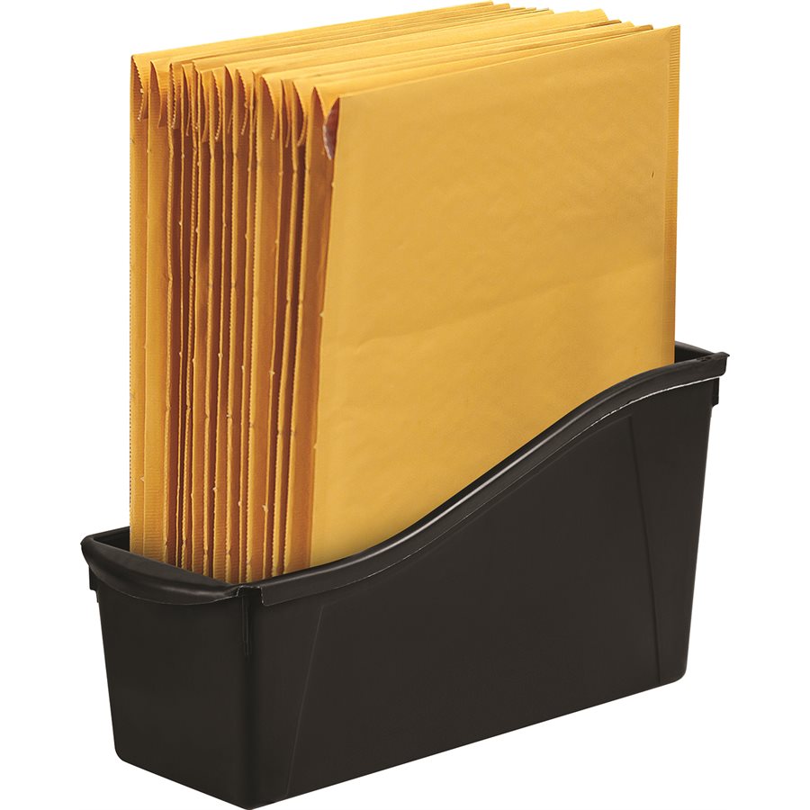 Bac de grand format pour livres — noir