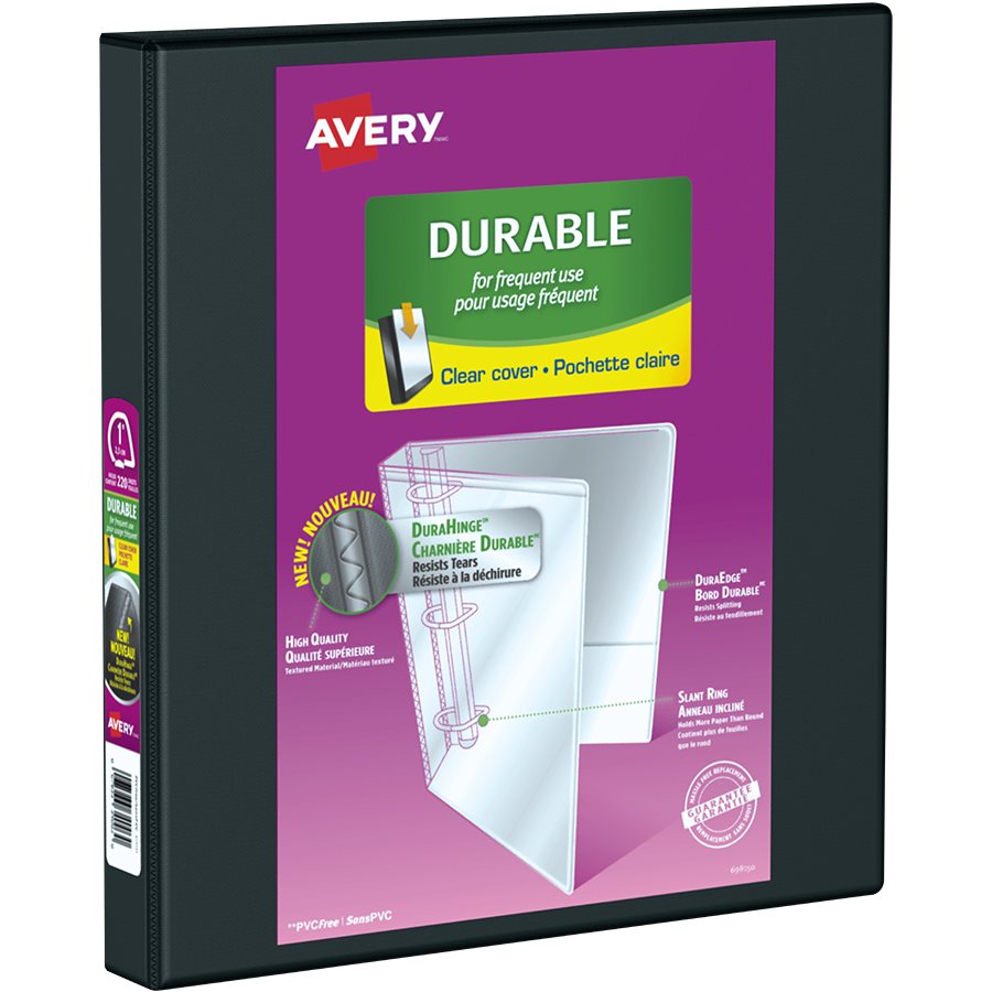 Reliure de présentation Durable View — noir