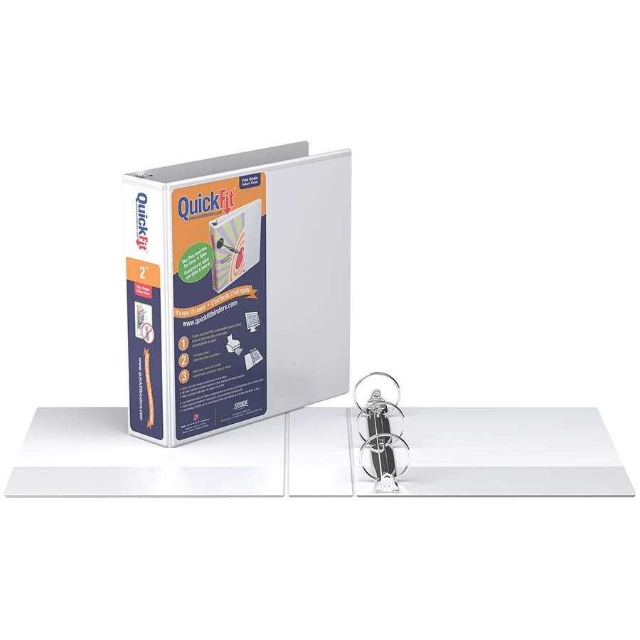 Reliure de présentation QuickFit® — blanc