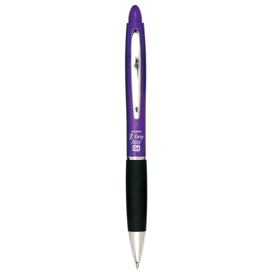 Stylos à encre gel rétractable Z-Grip Max — violet