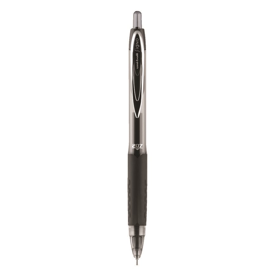Stylo à bille roulante rétractable Super Ink — noir