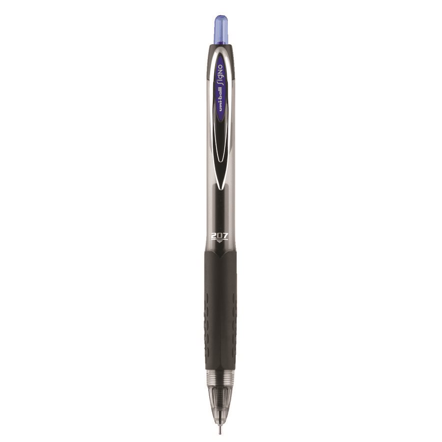 Stylo à bille roulante rétractable Super Ink — bleu