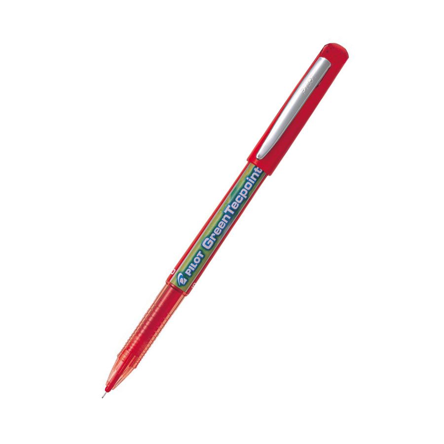Stylos à bille roulante Begreen GreenTecpoint — rouge