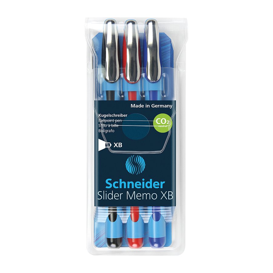 Stylo à bille Slider Memo XB — couleurs assorties