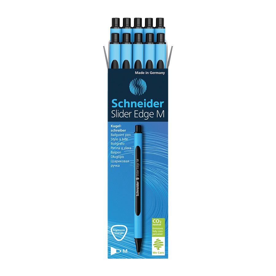 Stylos à bille Slider Edge — noir