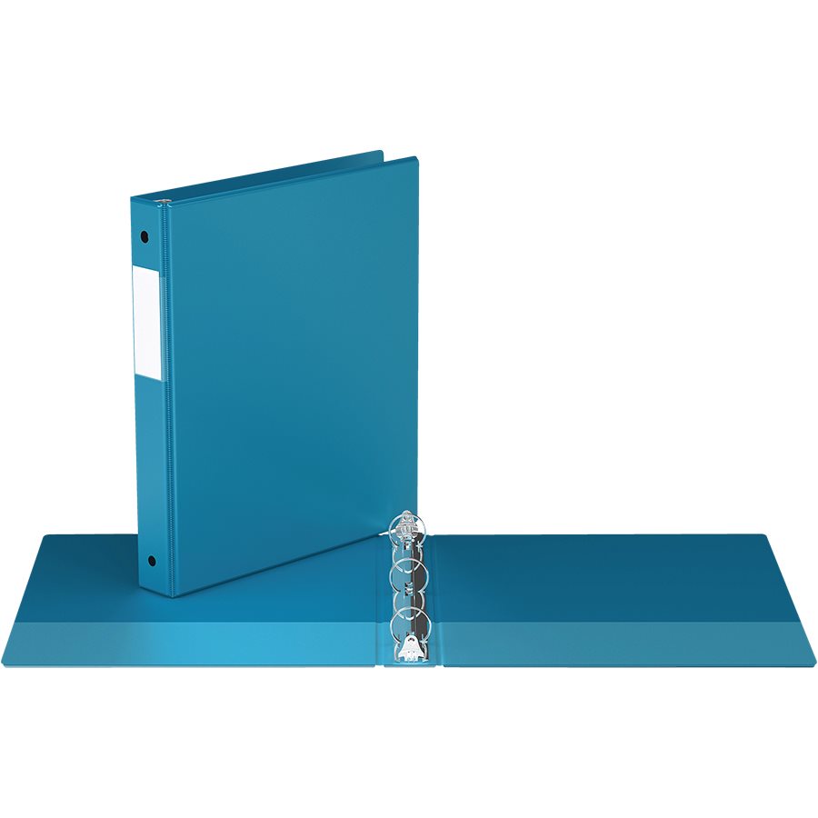 Reliure indispensable avec anneaux ronds — turquoise