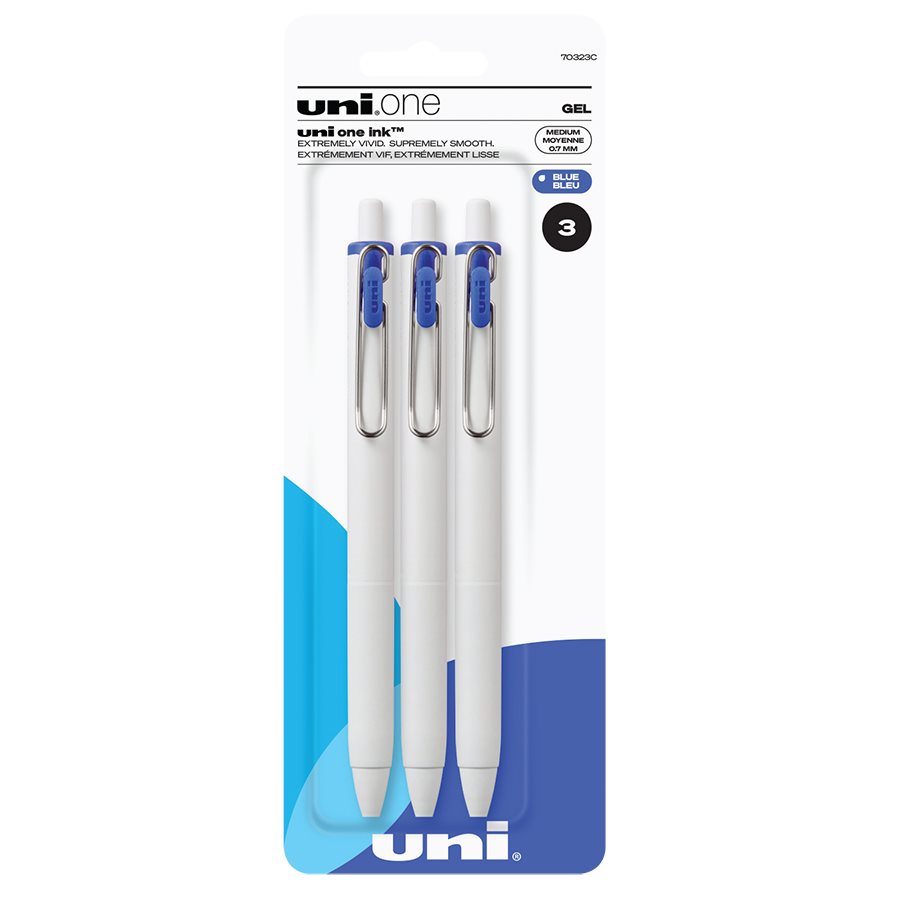 One stylos gel rétractable — encre bleue