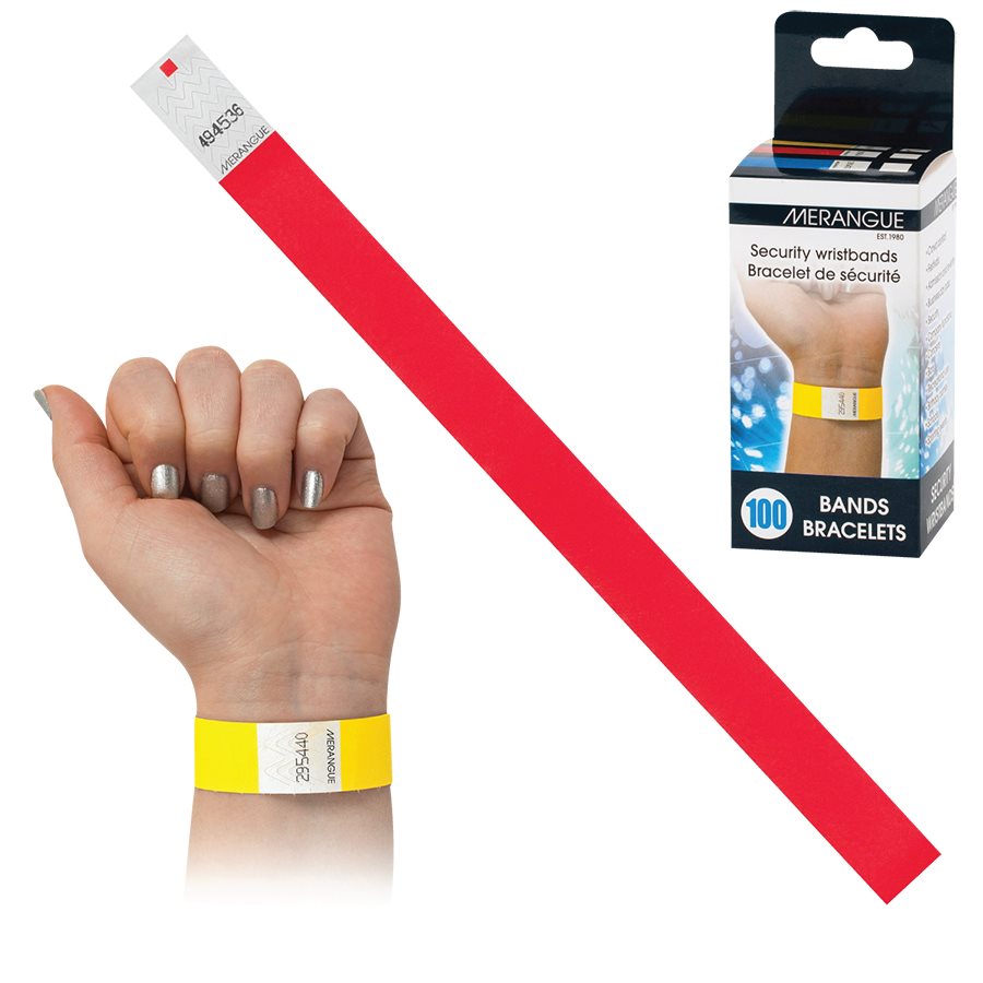 Bracelet de sécurité — rouge