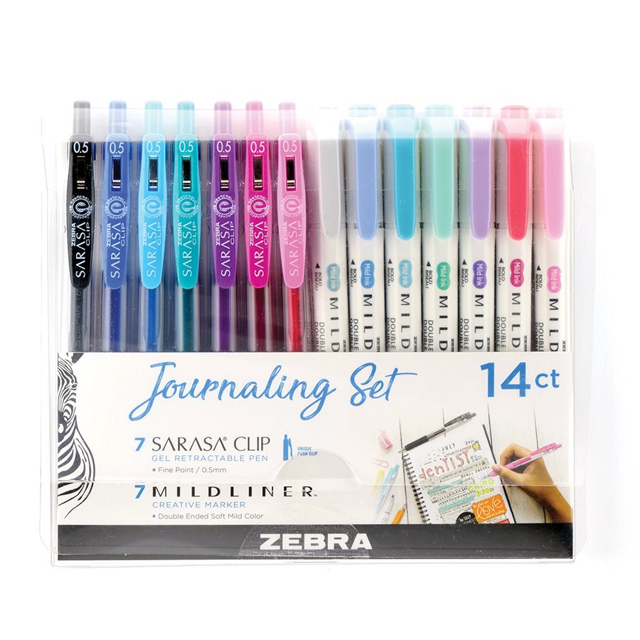 Ensemble surligneur et stylo Sarasa