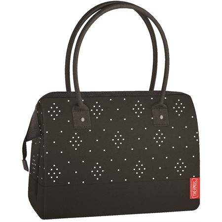 SAC LUNCH FEMM BLACK DOTS