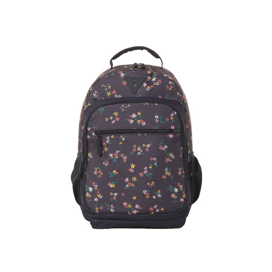 Sac à dos — bleu marin avec fleurs