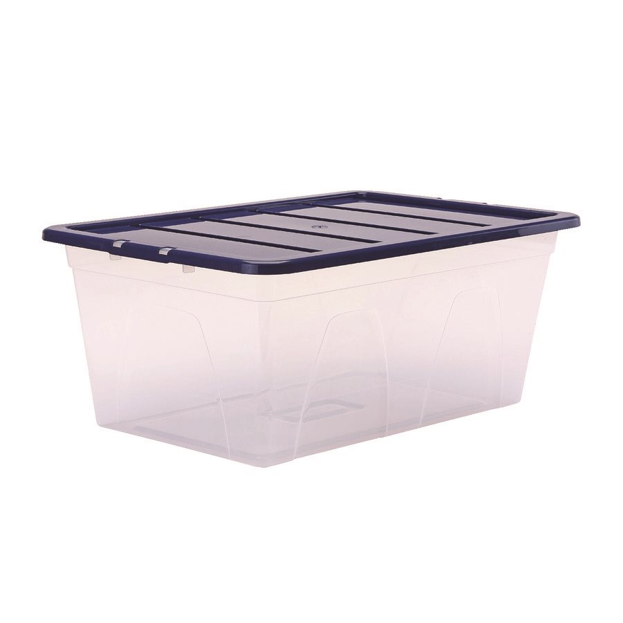 Boîte de rangement en plastique 38L