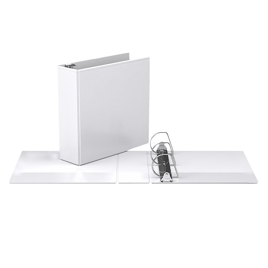 Reliure à anneau en D avec couverture transparente