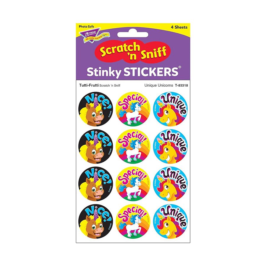 SCRATCH&SNIFF STICKERSUNIQUEUNICORN (48)