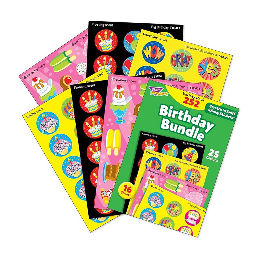 SCRATCH&SNIFF STICKERS BDAY BUNDLE
