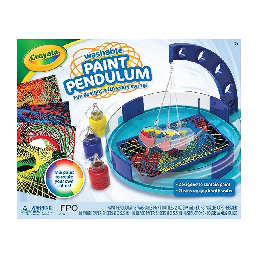 Pendule à peinture lavable
