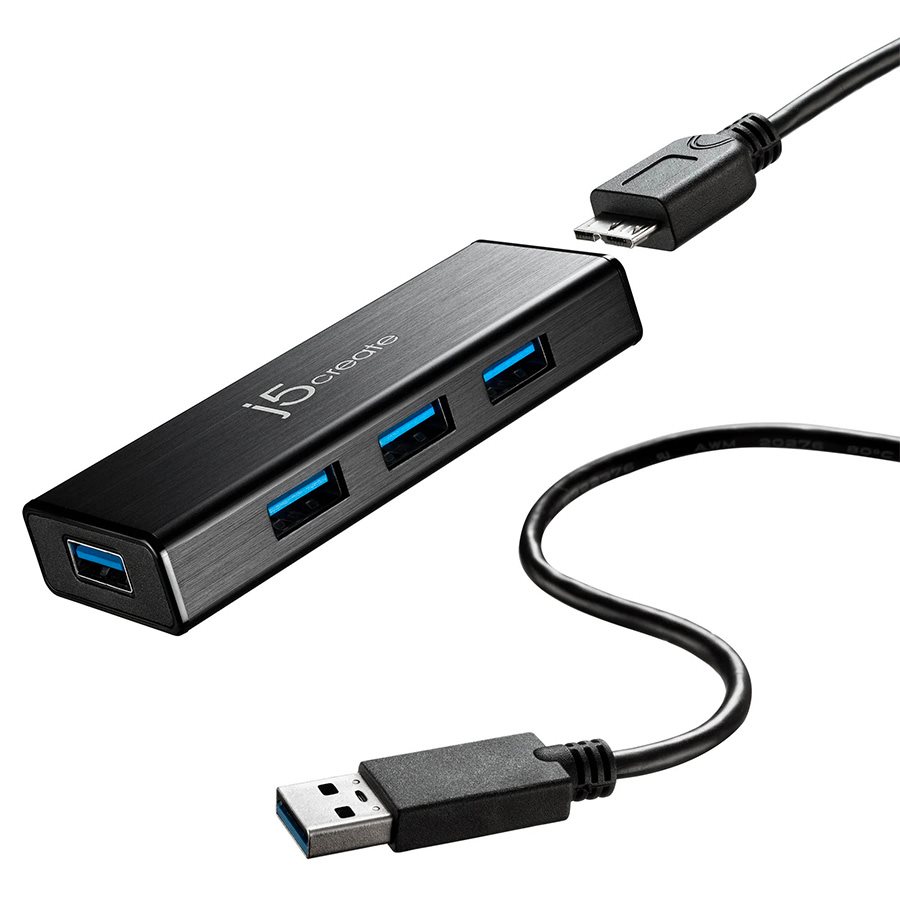 Mini-concentrateur à 4 ports USB®