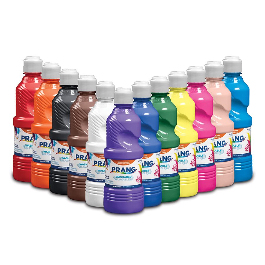 Peinture à tempera prête à l’utilisation lavable