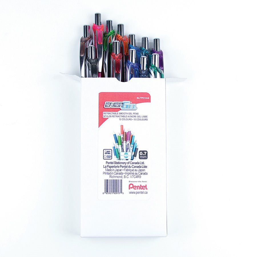 Stylo rétractable à encre gel EnerGel®
