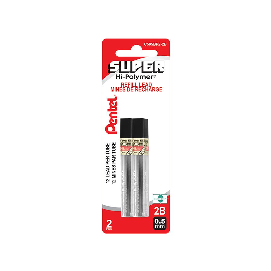 Mines 2B pour porte-mine Super
