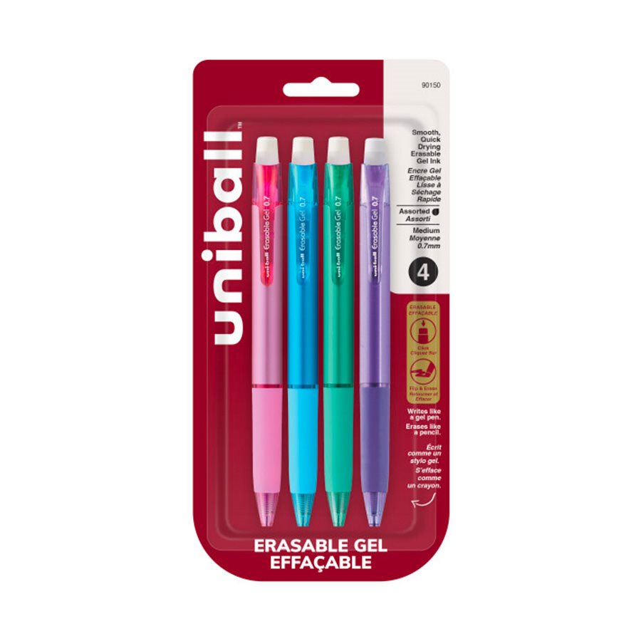 Stylos rétractables à encre gel effaçable