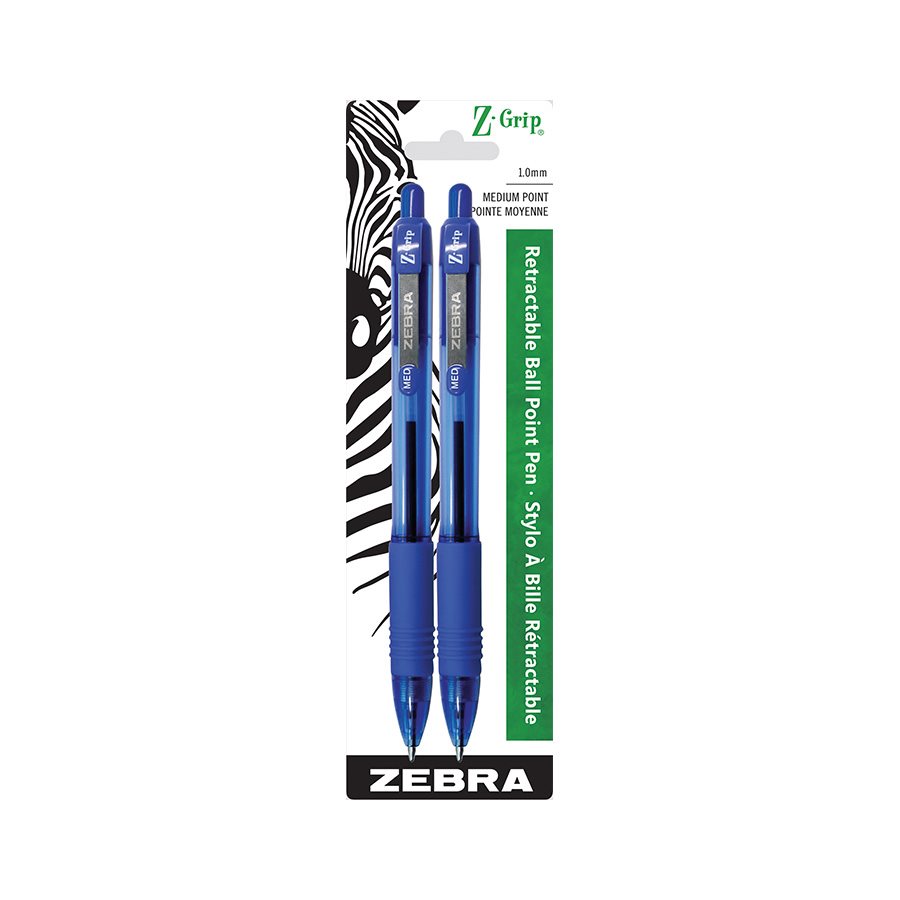 Stylo à bille rétractable Z-grip™ à pointe moyenne