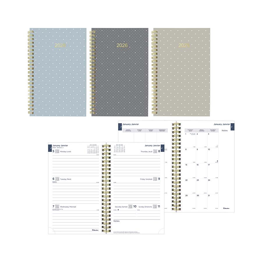 Agenda minimaliste hebdomadaire/mensuel