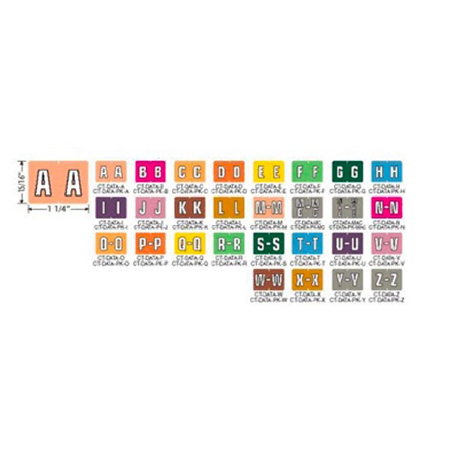 KIT ETIQUETTES ALPHABETIQUE