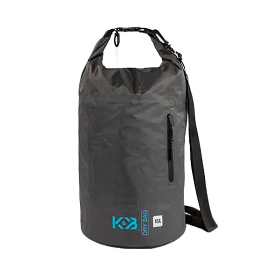SAC ETANCHE 15L CHARBON