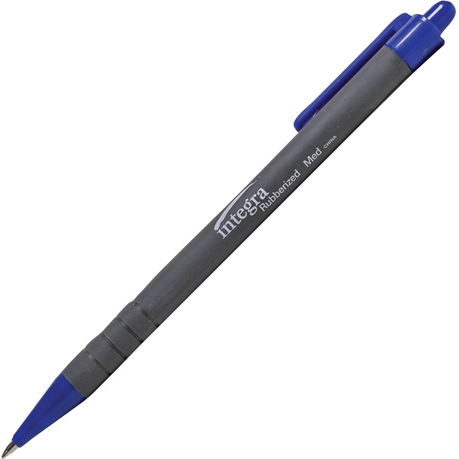 Stylos à bille rétractables — bleu