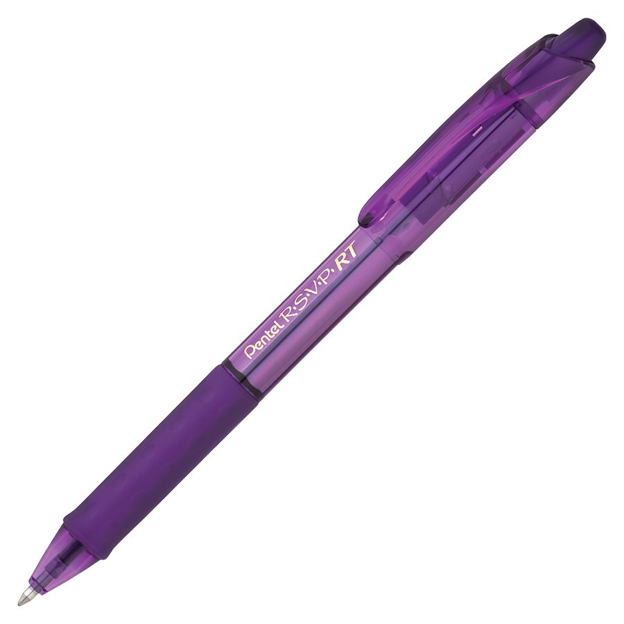 Stylo à bille rétractable R.S.V.P.® — violet