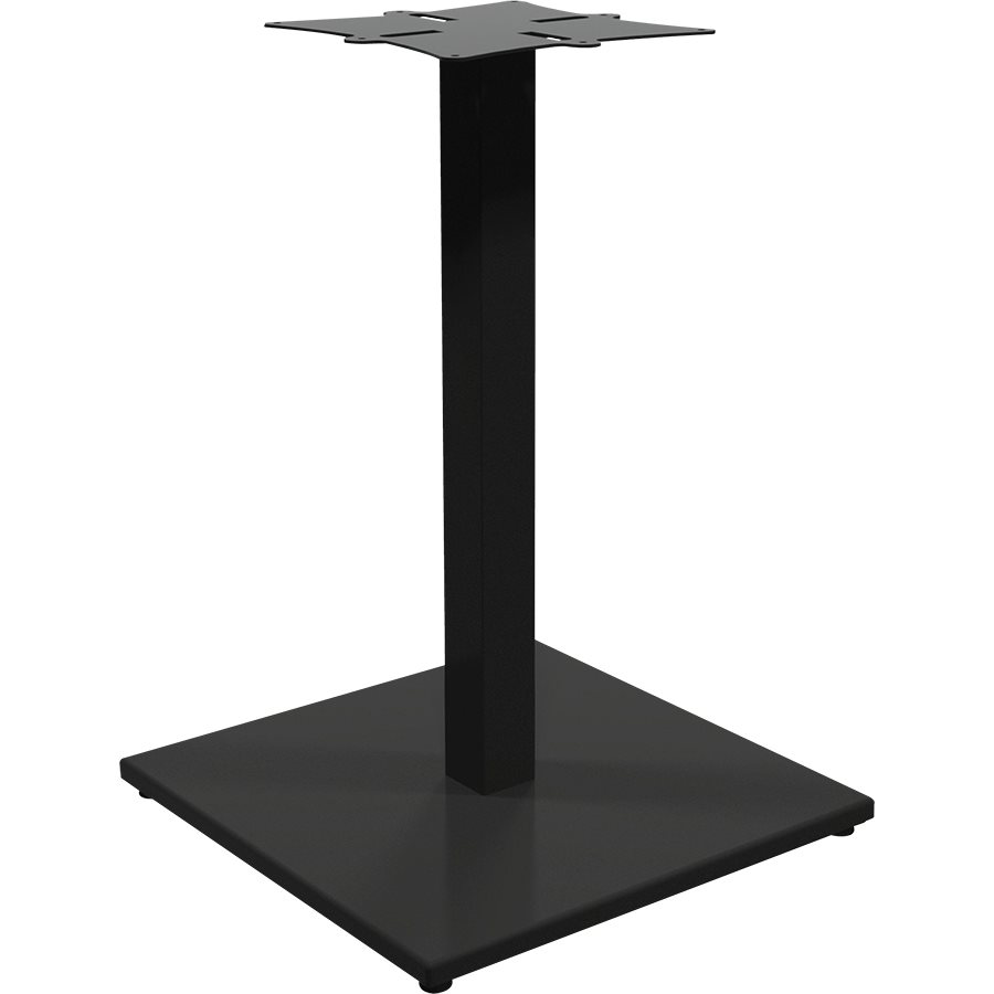 Base de table carrée — noir