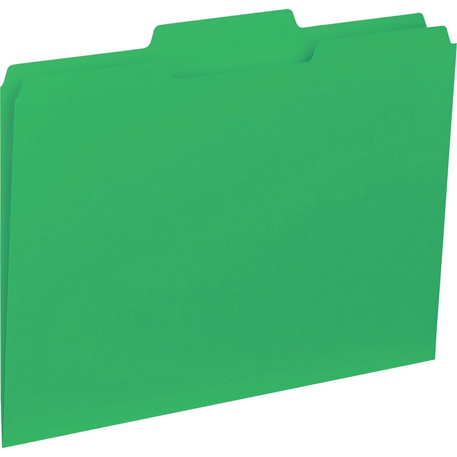 CHEM.DOSSIER 1PLI LET.1/3 VERT @100