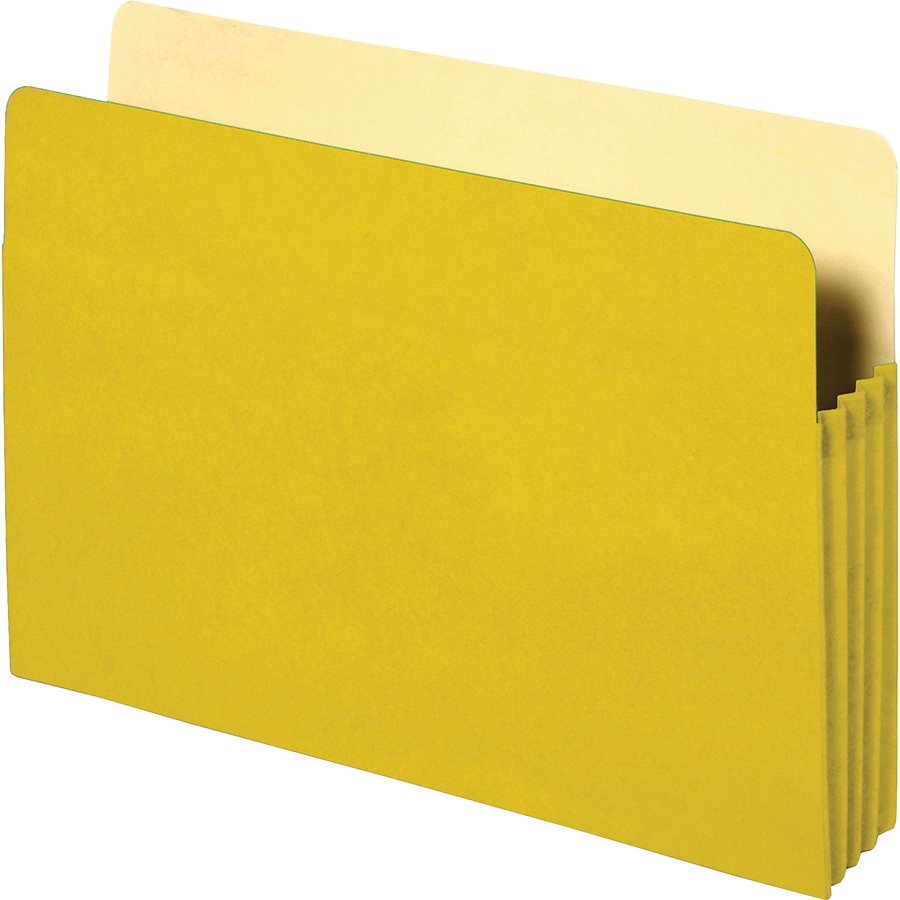 Pochette pour dossier expansible — jaune