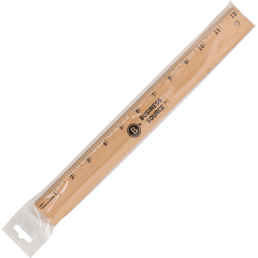 REGLE EN BOIS 12"