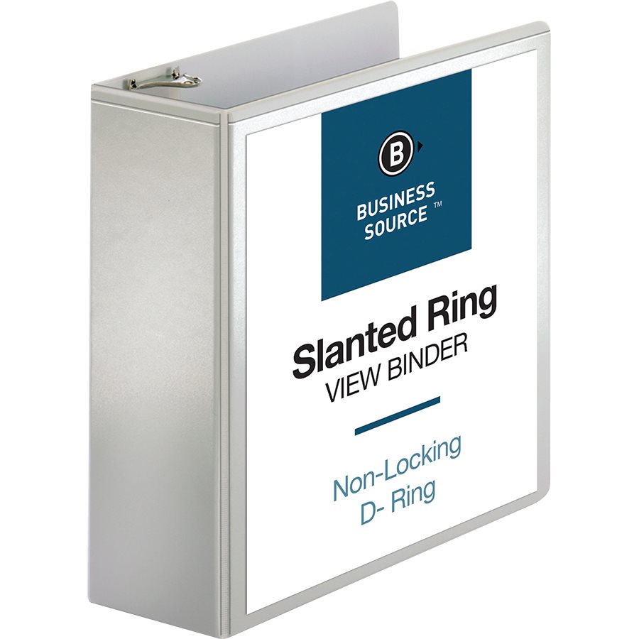 Reliure de présentation à anneaux inclinés — blanc