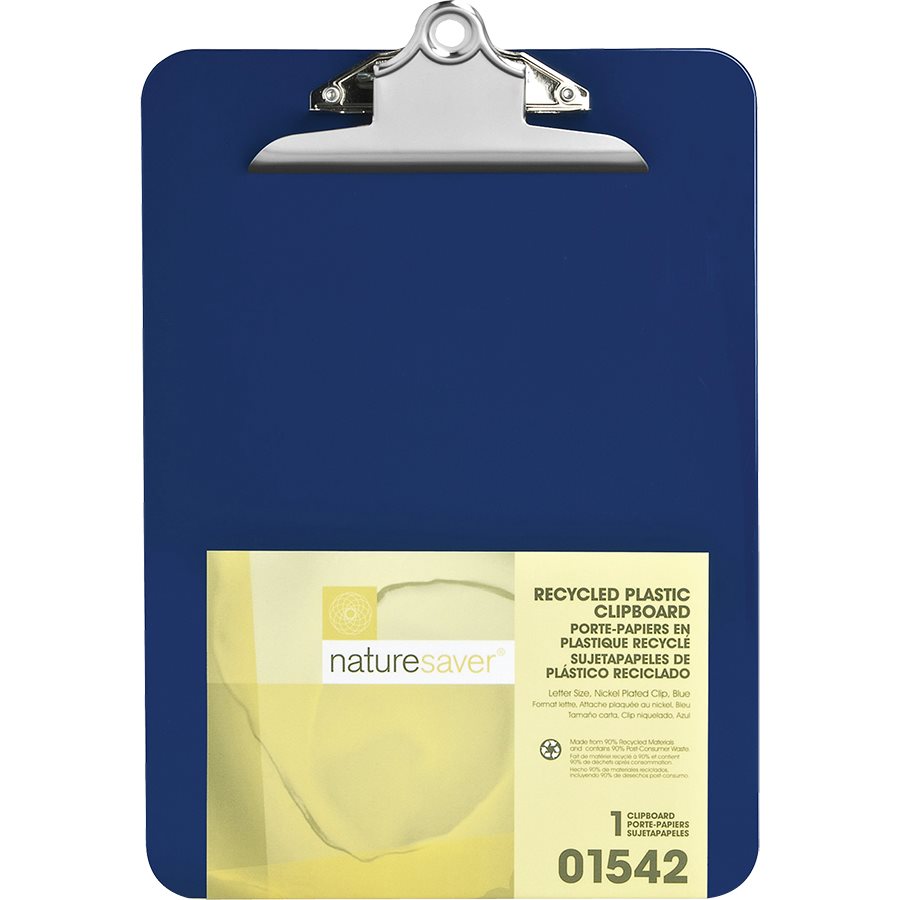 Planchette à pince recyclée — Bleu