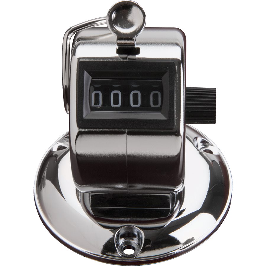 Compteur manuel 4 chiffres — Avec base