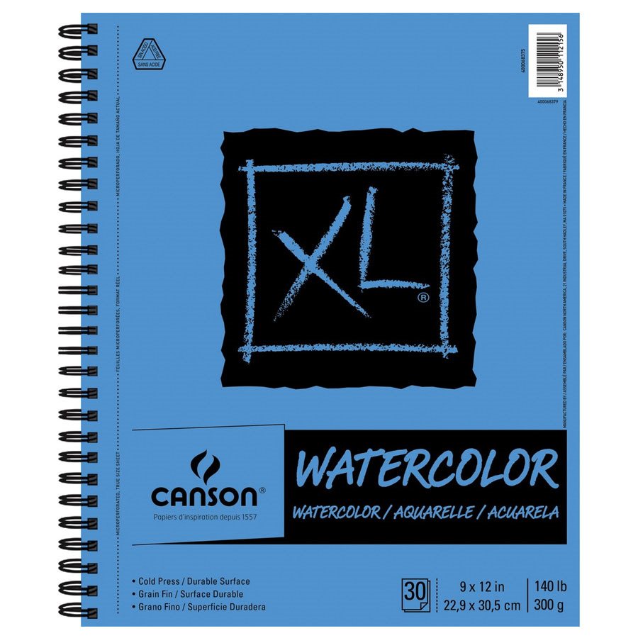 CANSON WATERCOL SIDE-W 9X12