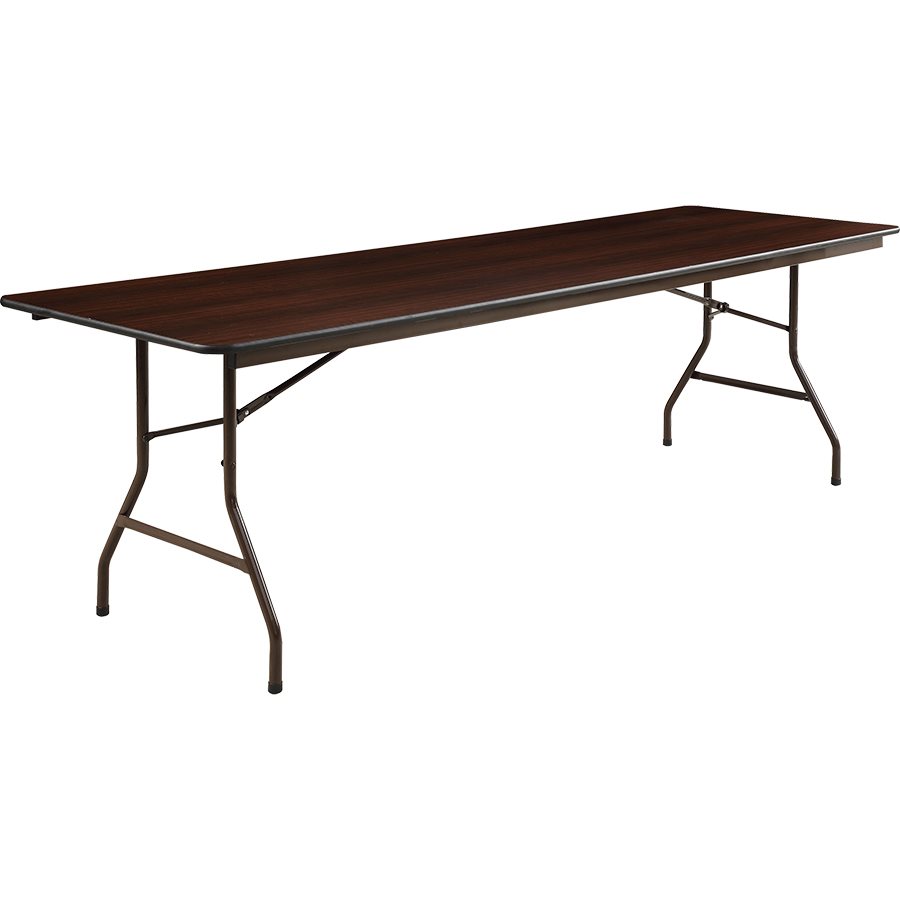 TABLE PLIANTE 30X96 ACAJOU