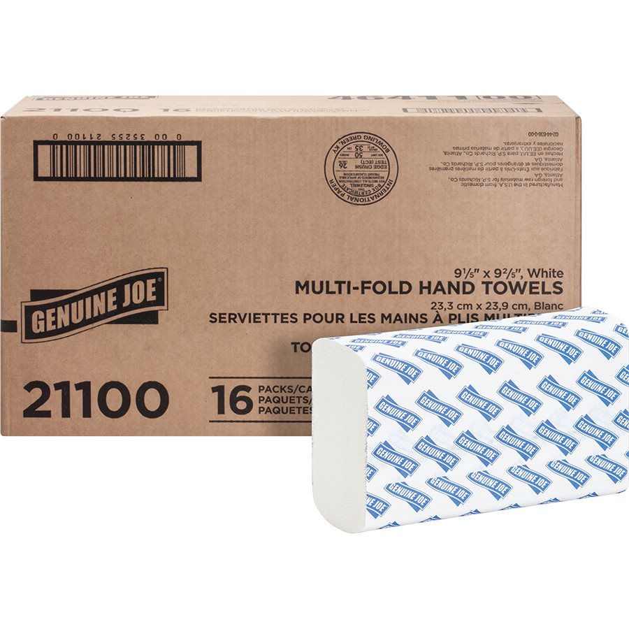 Serviettes en papier — 250 serviettes (pqt 16)