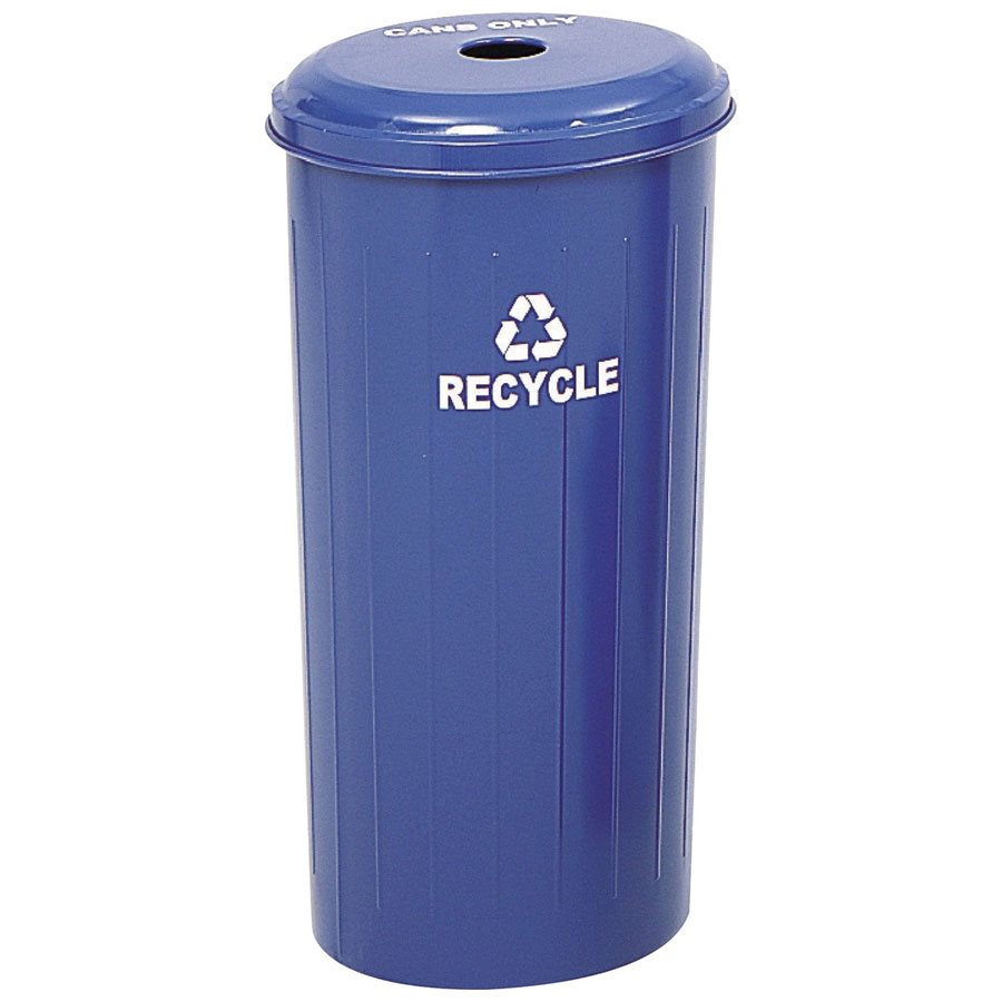 WASTEBASKET CAN LID/TALL*BLUE